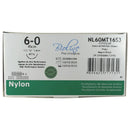 FIO Nylon 6-0 ag1/2 - cor1,6-45cm cx c/24 unid Bioline