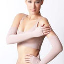Luva longa com protecao UVA E UVB Nude  Biocrystal