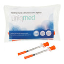 Seringa para insulina 0,5ml  com agulha 6mm X 31g  pcte com 