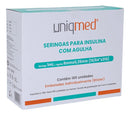Seringa para insulina 1ml  com agulha 6mm X 31g blister Uniq