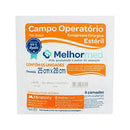 Campo Operatorio 25 x 28 cm c/RX c/ 5 Unid esteril Melhormed