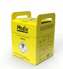 COLETOR PERFURO-CORTANTE AMARELO PREMIUM 07 LTS MEDIX