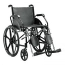 Cadeira de Rodas 1016 45cm Preta courvin Jaguaribe