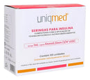 Seringa para insulina 1ml  com agulha 5mm X 32g blister Uniq