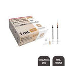 Seringa de Insulina 1ml com Agulha 13 X 0,45mm 26g Descarpac
