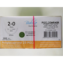 Fio pgcl-25 2-0 ag1/2 cil4,0-70cm cx c/24 unid Bioline