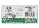 Fio Nylon 3-0 ag 1/2 cil3,5-75cm -cx c/24 unid Bioline