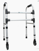 Andador Fixo 2 Barras 100kg Infantil com Rodas Natural Sequencial