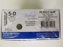 Fio polipropileno 5-0 ag3/8 cor1,6-45cm cx c/24 unid Bioline