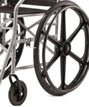 Cadeira de Rodas 1009 Cinza nylon Jaguaribe