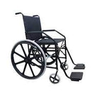 Cadeira de Rodas 1011 Preta 45cm Jaguaribe