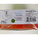 Poliéster 2 ag 1/2 cor4,0-75cm  cx c/24 unid Bioline