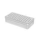 Estojo Inox Perfurado Aconox - 28X14X06 cm