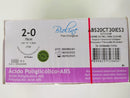 Fio abs pga 2-0 ag3/8 cor3,0-70cm cx c/36 unid Bioline
