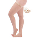 Meia Coxa 782 20-30mmHg Ever Sheer vanilla Ponteira Aberta  Sigvaris
