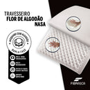 Travesseiro Nasa Super Flor de Algodão 40x60x14 Fibrasca
