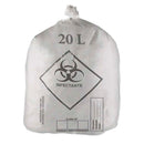 Saco para Lixo Hospitalar Branco 20 Litros com 100unid  Nekplast