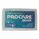 Agulha para sutura 12 unid  Procare